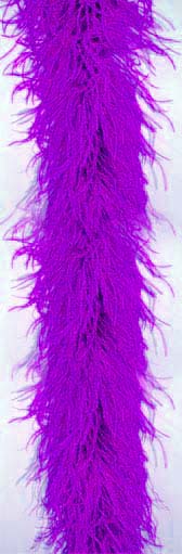 Ostrich feather boa 4 ply - #43 PURPLE